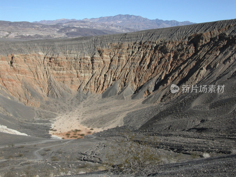 乌比比火山口，死亡谷，加利福尼亚，美国