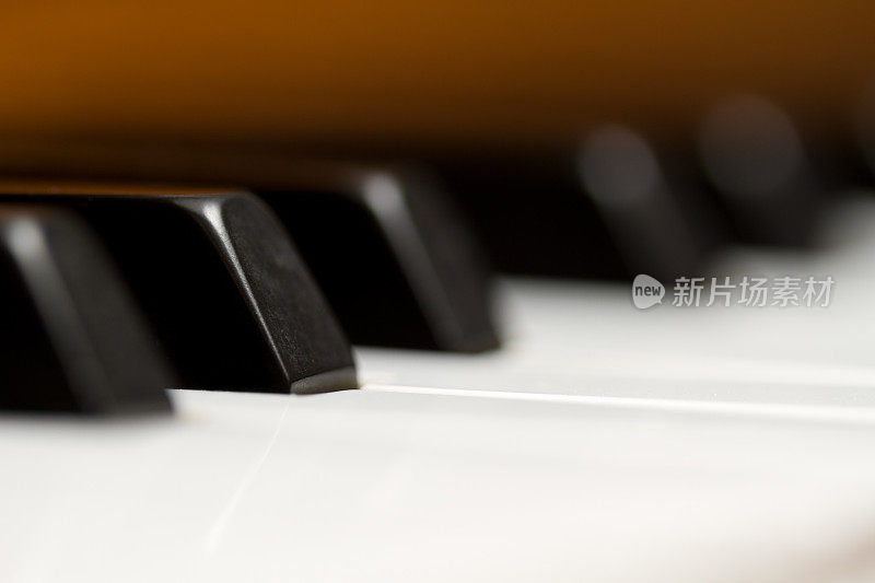 钢琴键(特写)