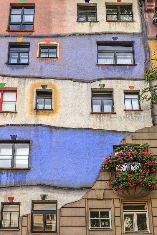 Hundertwasser房子,维也纳