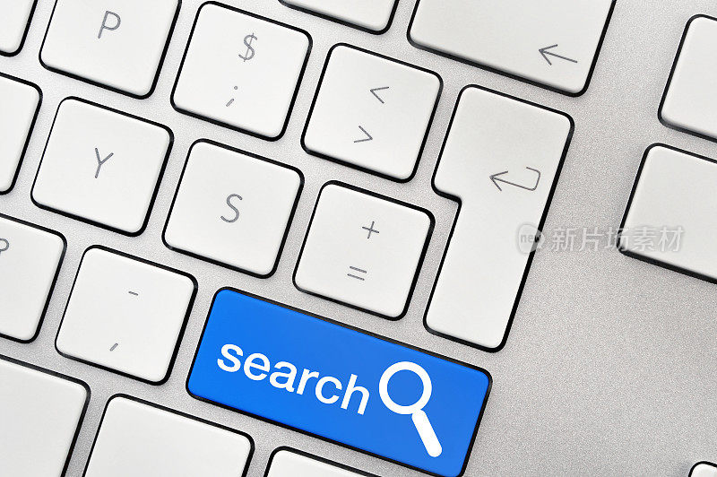 电脑键盘上的搜索按钮，上网搜索