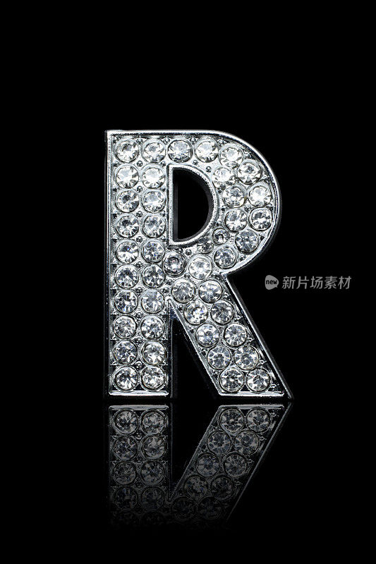 钻石字母R