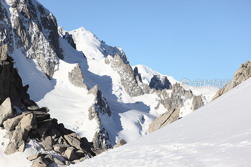 位于勃朗峰山脉