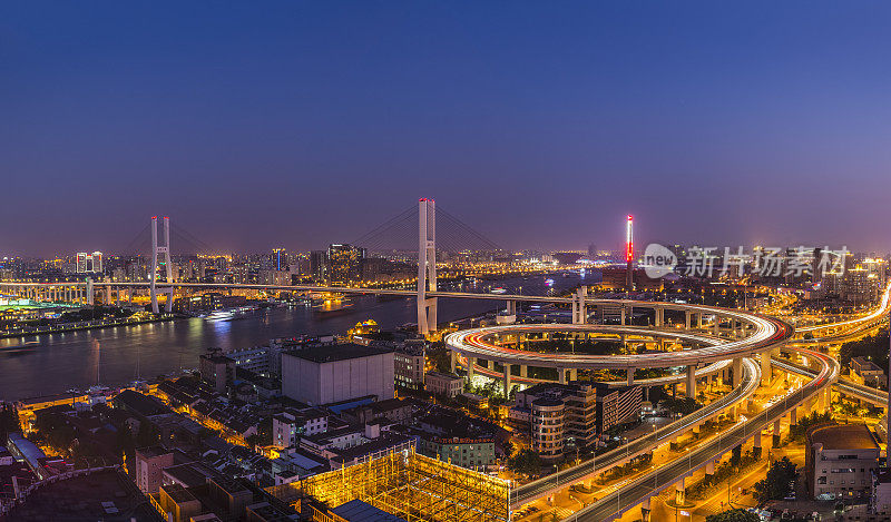 上海南浦大桥夜景