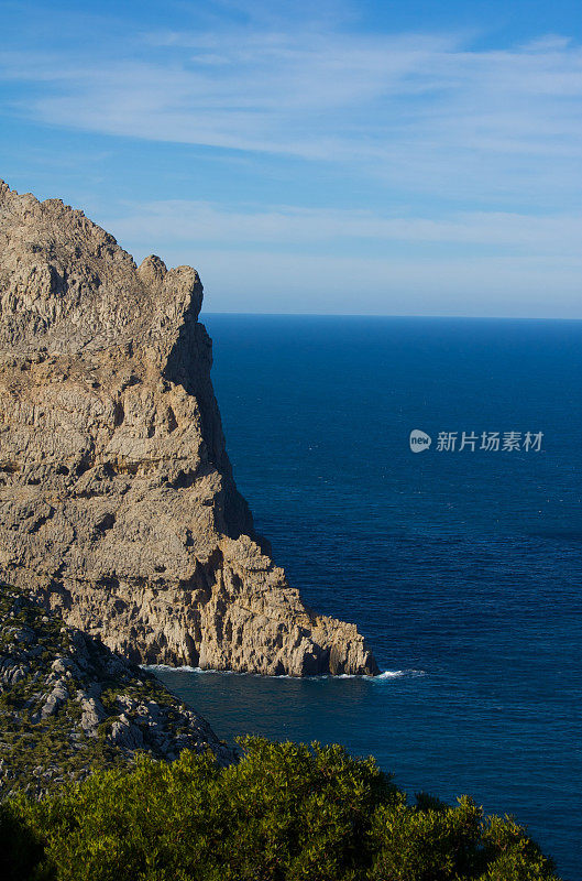 马略卡岛海岸线(马略卡、巴利阿里群岛-西班牙)