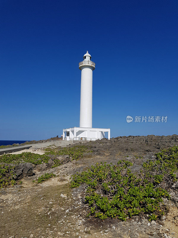 日本冲绳赞帕角灯塔