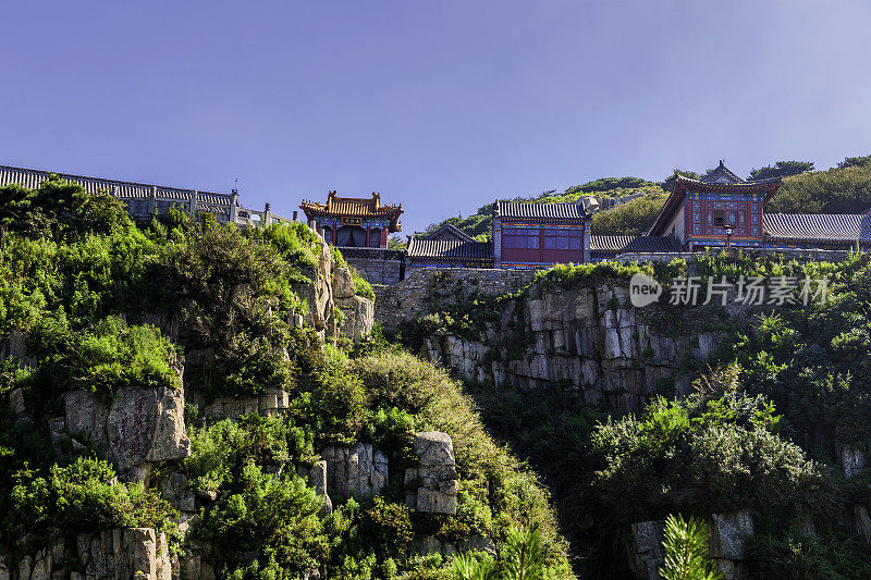 泰山，联合国教科文组织世界遗产，泰安，中国，山东省，亚洲