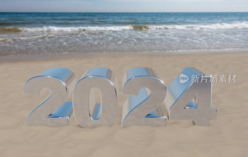 2024年在沙滩上