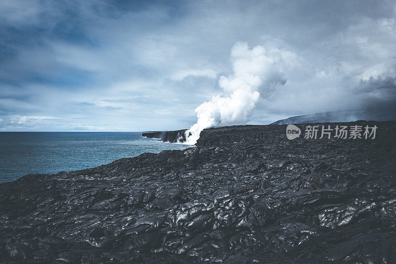 夏威夷大岛基拉韦厄火山喷发