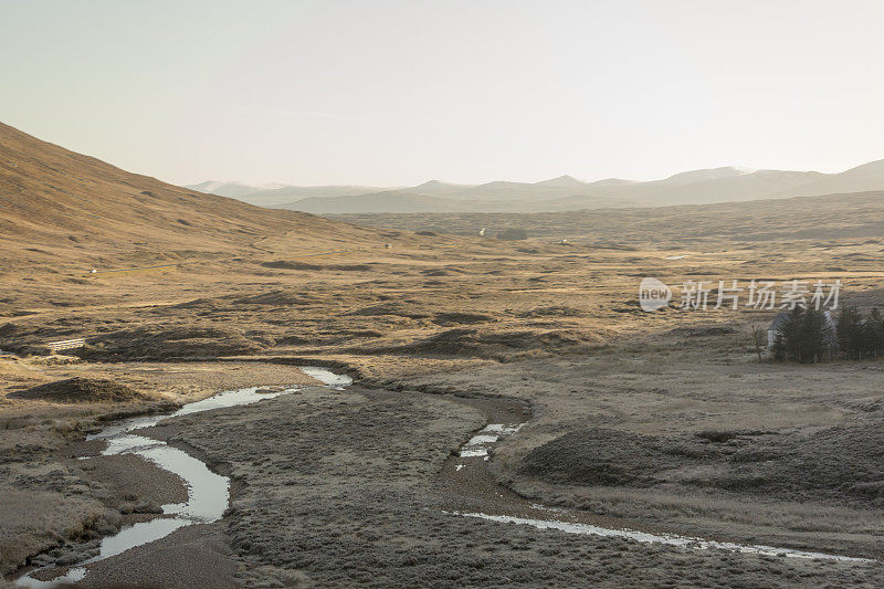 英国英格兰苏格兰高地的自然公园和乡村