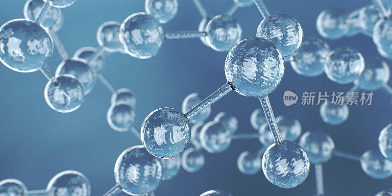 水分子三维模型