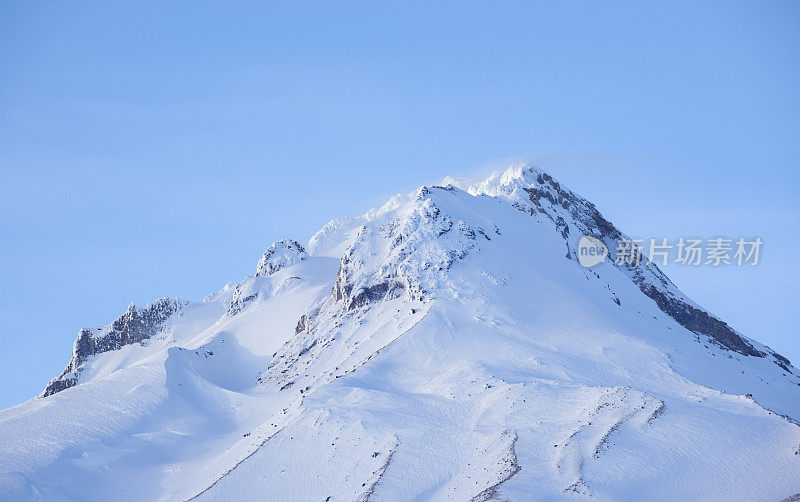 胡德山山顶冬天。