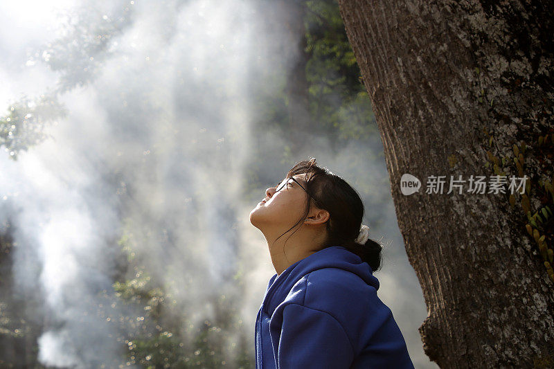 在自然保护区放松