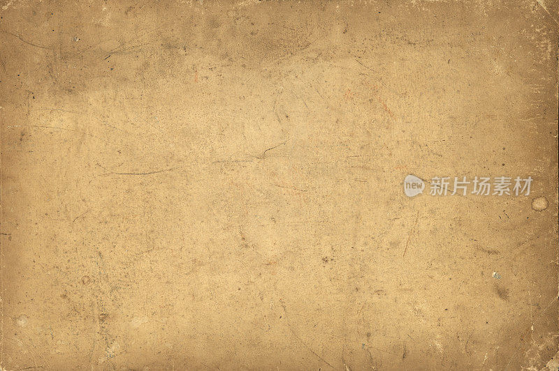 复古纸的背景纹理，标记，划痕，污渍，100年以上的原始