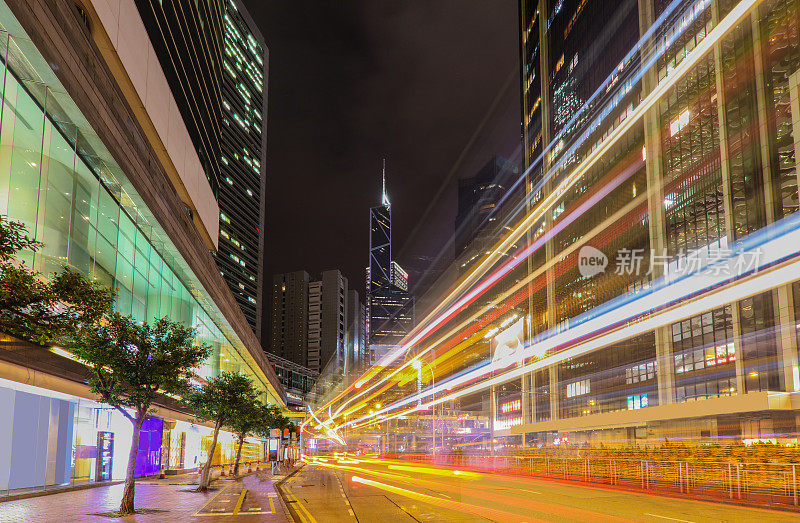 香港金钟的轻型汽车道。