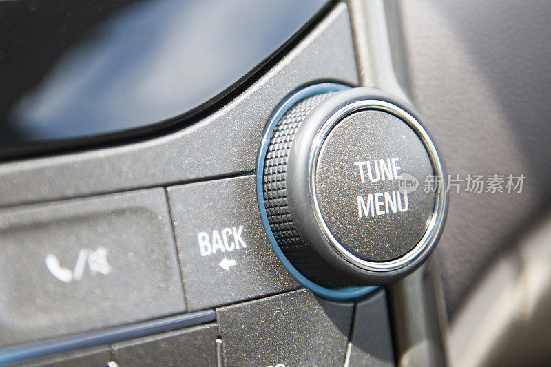 汽车收音机调谐按钮