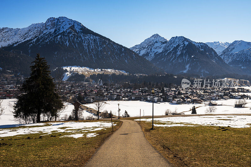 在德国的Oberstdorf