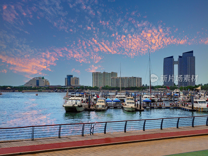 海港的日落