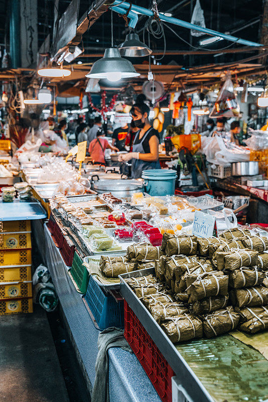 泰国清迈的食品市场