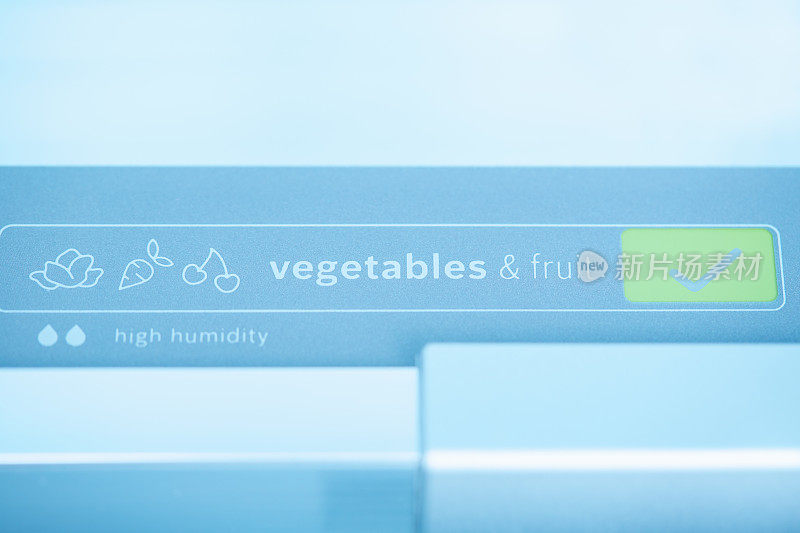 蔬菜和水果需要高湿度