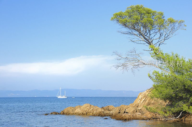 法国里维埃拉海景