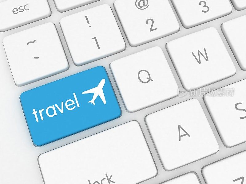 网上购买机票预订机票旅游概念