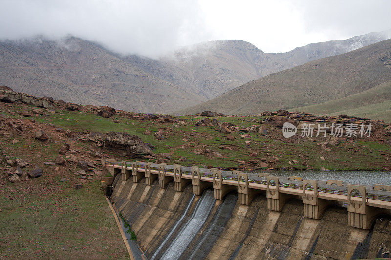 Oukaimden大坝，摩洛哥(Maroc)