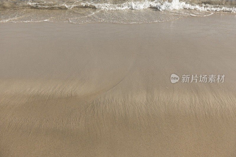 海浪和沙子