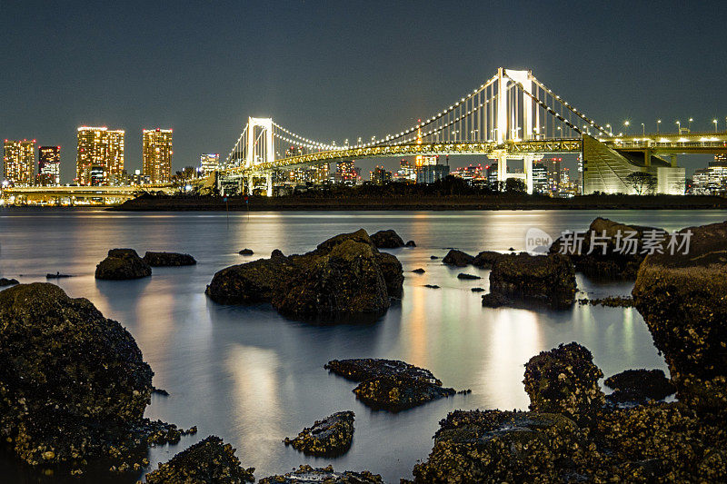 东京彩虹桥夜景