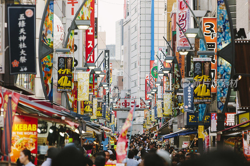 日本东京Ameyoko街市场