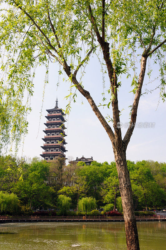 中国扬州的大明寺