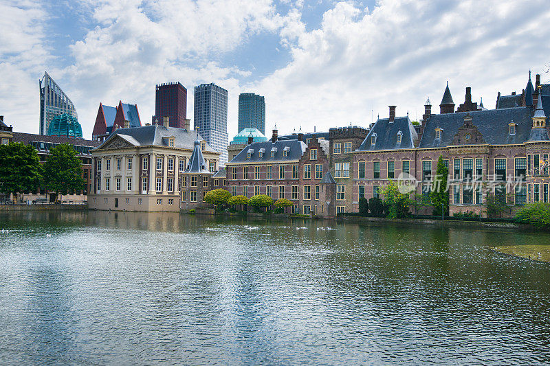 股票照片-荷兰议会，海牙，荷兰