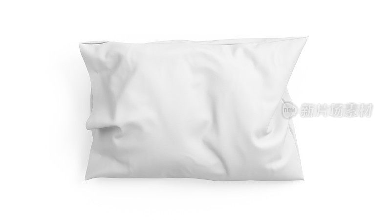 3D渲染枕头孤立的白色背景