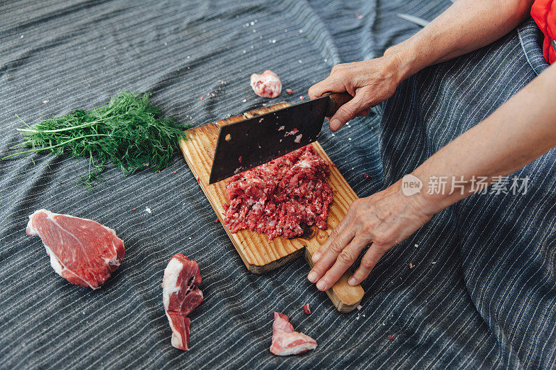 切肉