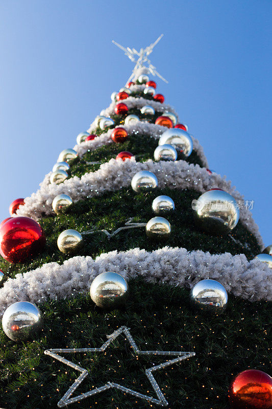 克拉科夫圣诞树，圣诞灯，圣诞装饰