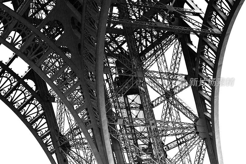埃菲尔铁塔的铁结构