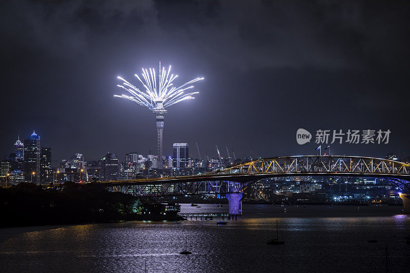 奥克兰Skytower烟花