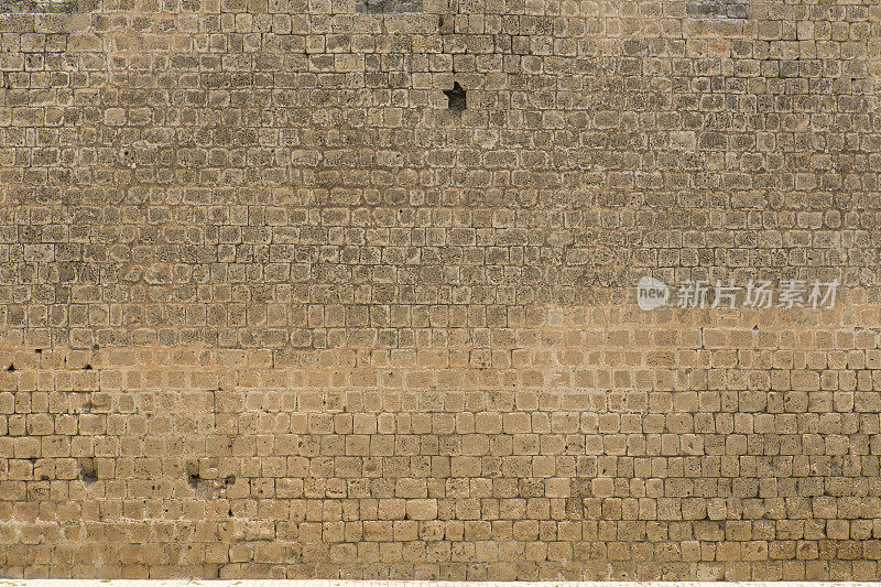 塞浦路斯北部土耳其的法玛古斯塔・马古萨・尼科西亚的古老石墙