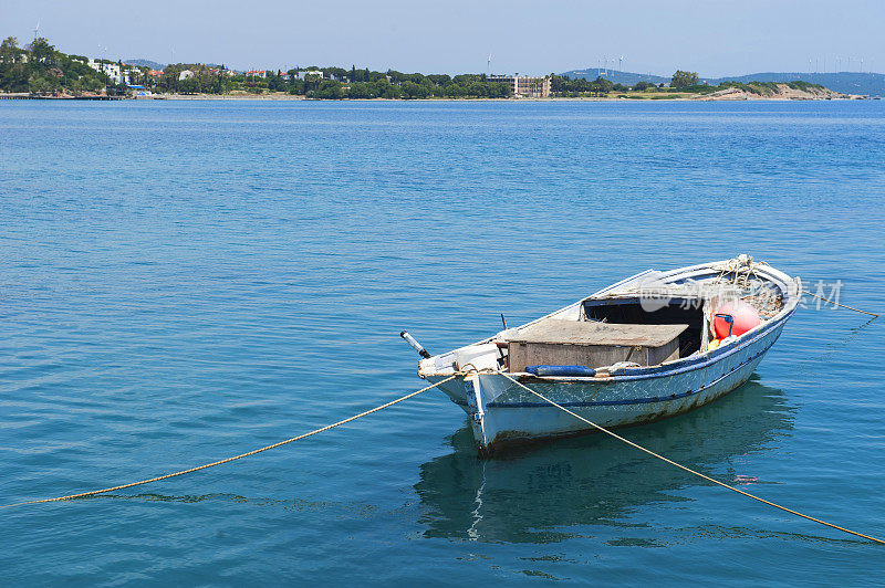 土耳其达卡的一艘渔船