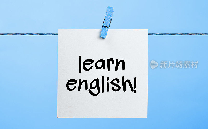 学习英语的概念