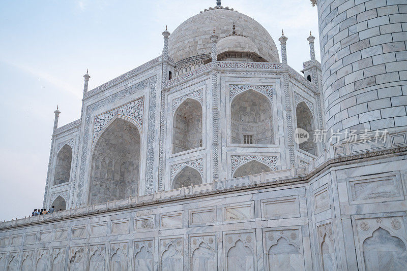 美丽的泰姬陵，世界七大奇迹之一的印度