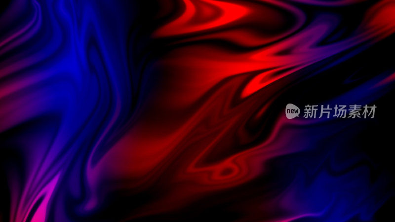 彩色霓虹灯波烟图案抽象火焰大理石红色蓝色紫色背景