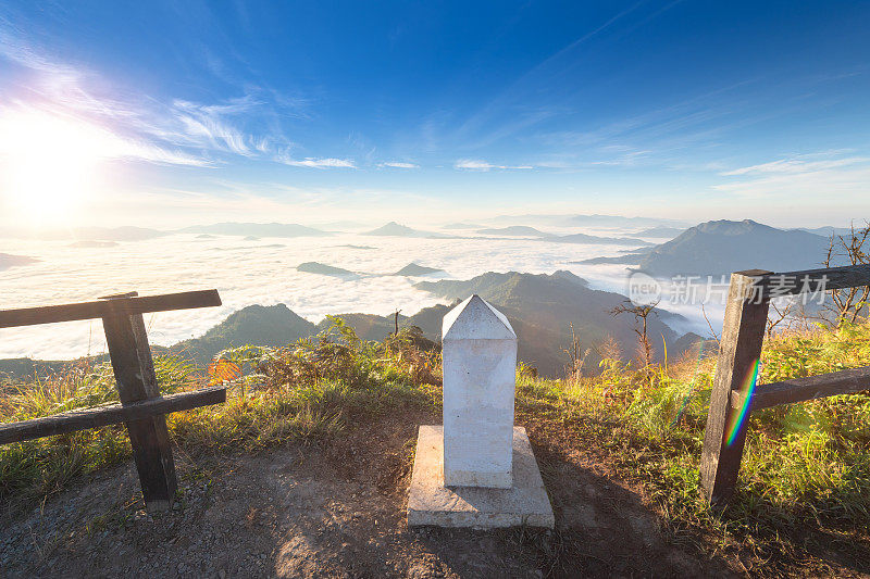 清莱和清迈自然景观，泰国北部日出美景