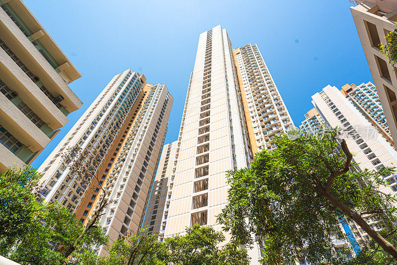 香港拥挤的房屋