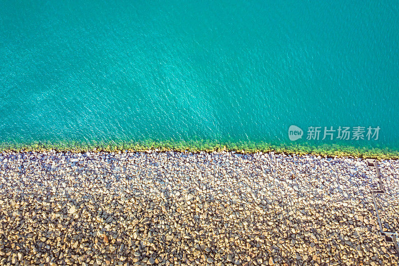 广角鸟瞰西贡半岛东南部的万宜水塘