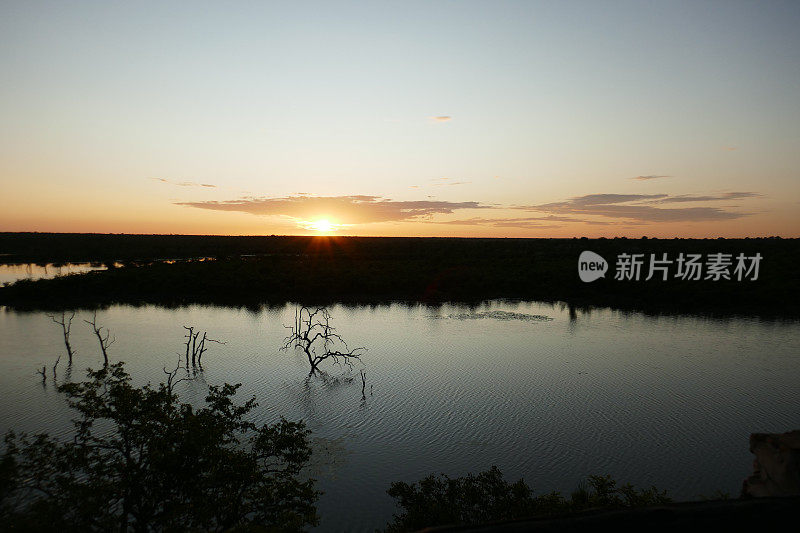 莫帕尼先驱大坝，克鲁格国家公园，南非