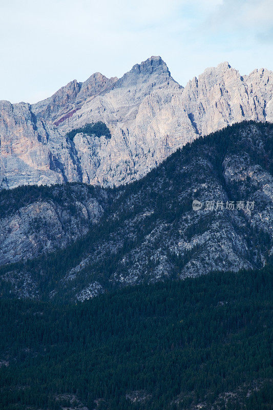 加拿大山顶景观