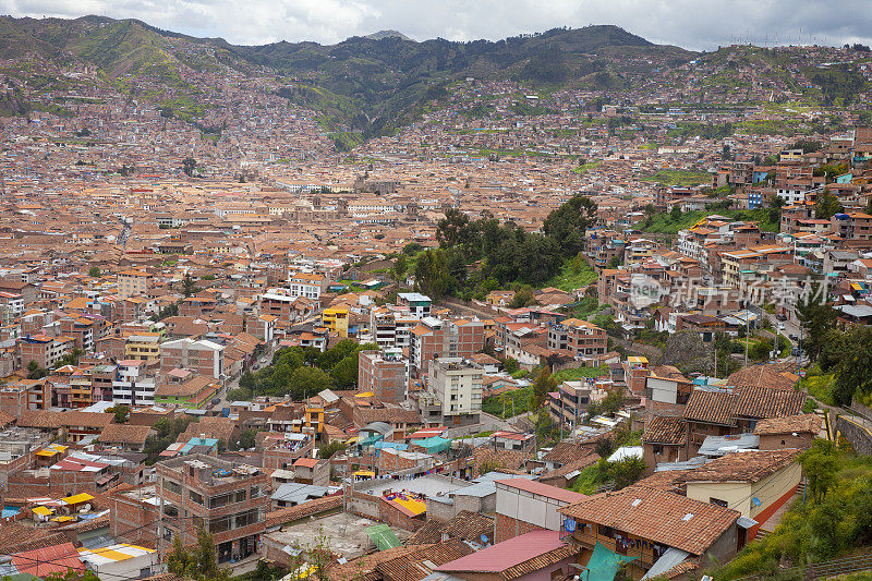 秘鲁，库斯科市屋顶