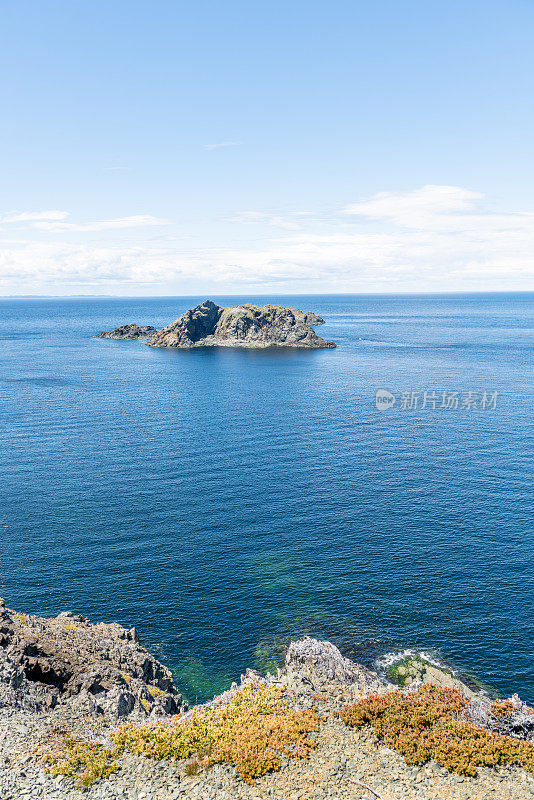 低头，保姆洞和睡眠湾小径，乌鸦头，Twillingate，加拿大