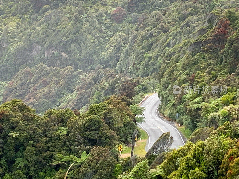 伊里马胡沃瞭望台，狗仔国家公园，西海岸，新西兰