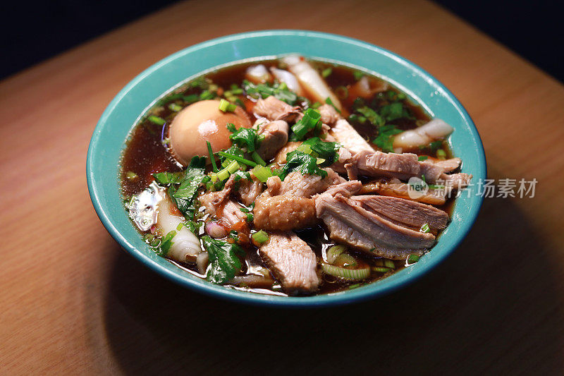 一碗潮州面汤，在槟城很受欢迎的菜Kway剁。